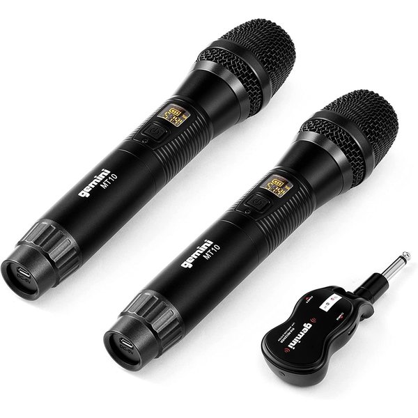 Gemini UHF Dual Wireless Microphone System Set of 2 GMU-M200